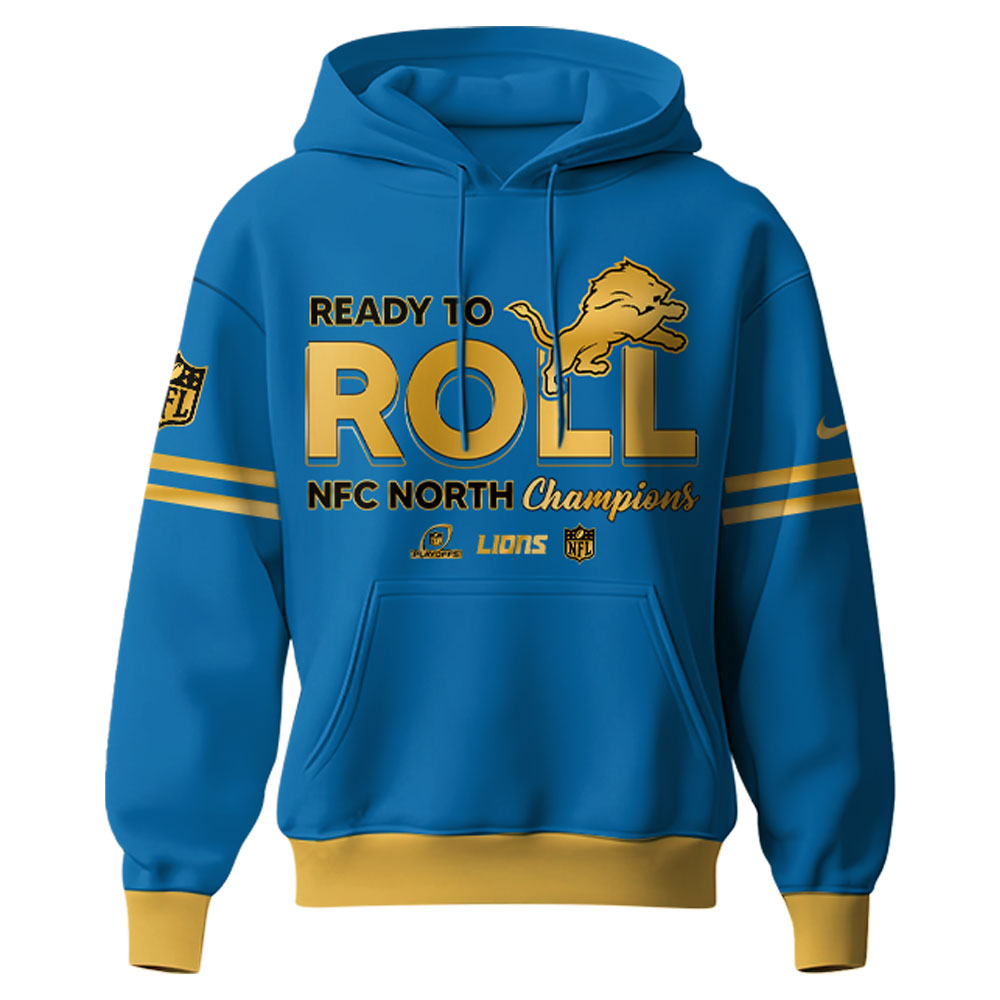Detroit Lions NFC North Division Champions Hoodie 2025 v2