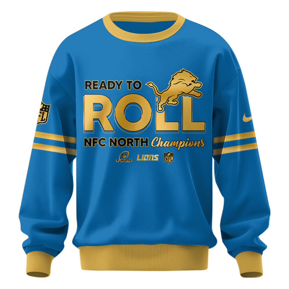 Detroit Lions NFC North Division Champions Sweatshirt 2025 v2