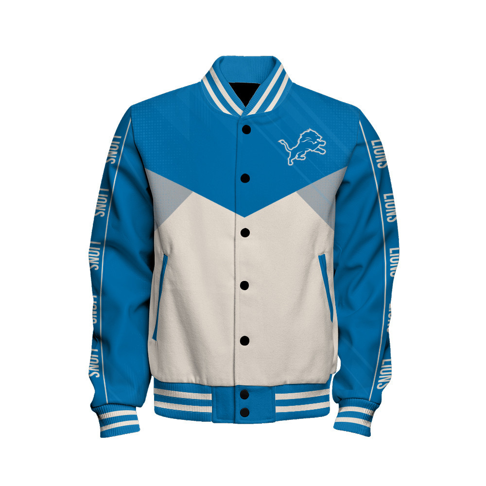 Detroit Lions - Personality, Outstanding Unisex Varsity Jacket