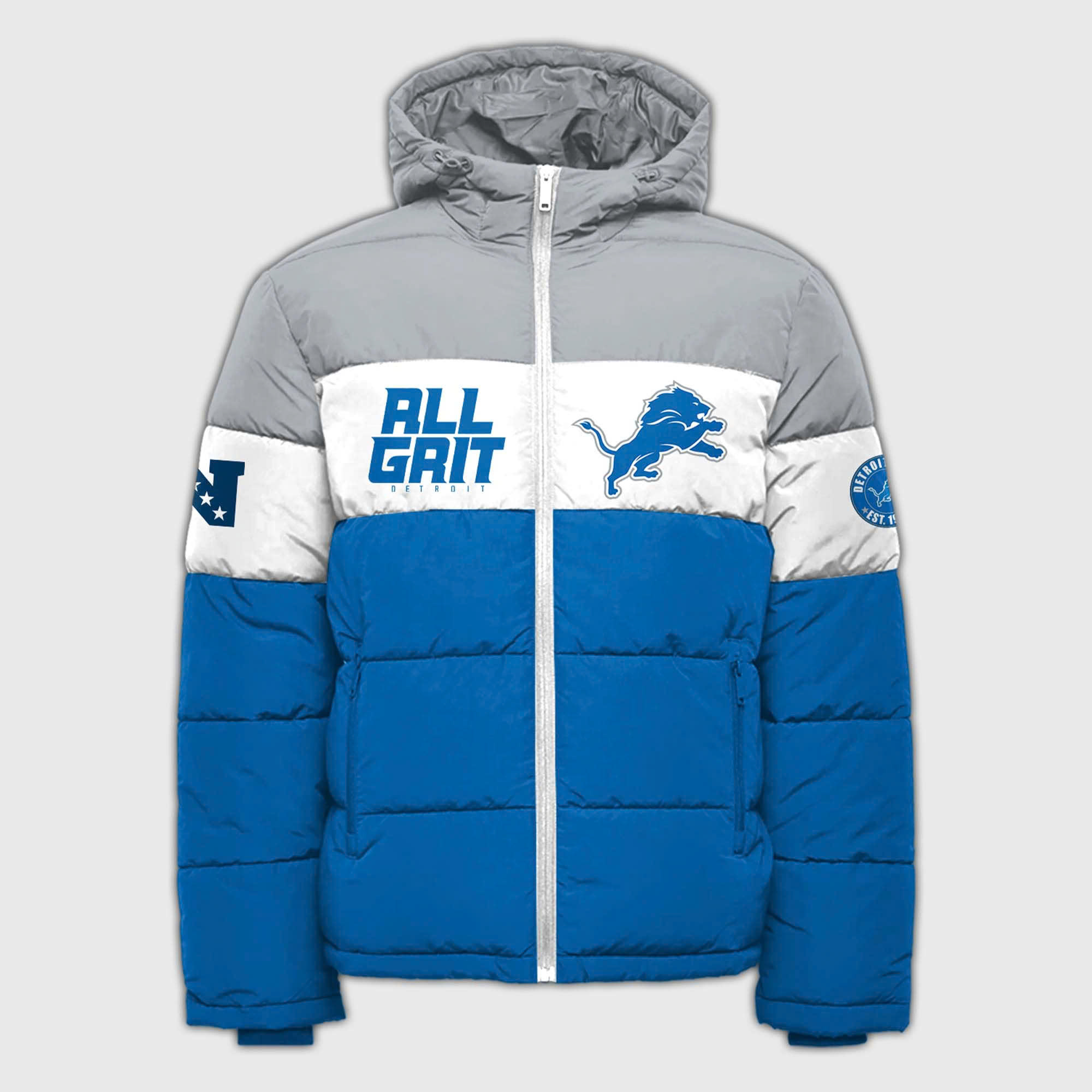 Detroit Lions Premium 3D Down Jacket