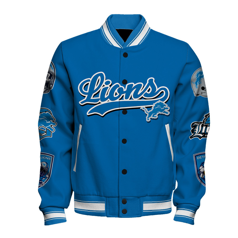 Detroit Lions Super Bowl LIX Celebrate The Champions Varsity Jacket