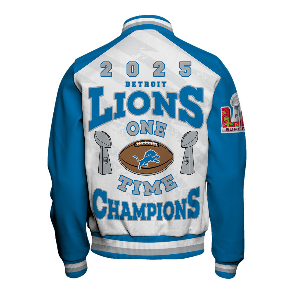 Detroit Lions Super Bowl LIX Champions The King Of The Field Varsity Jacket