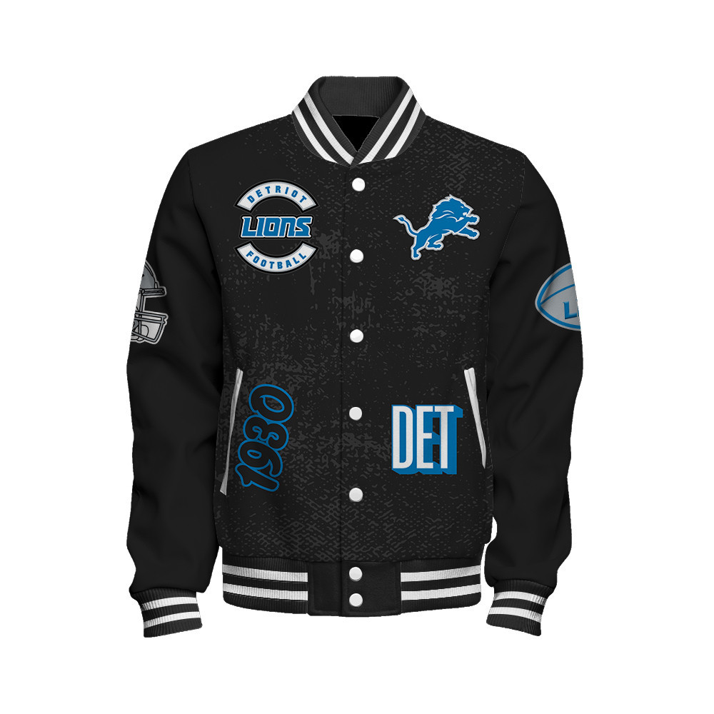 Detroit Lions Super Bowl LIX Champions Winning Spirit Varsity Jacket