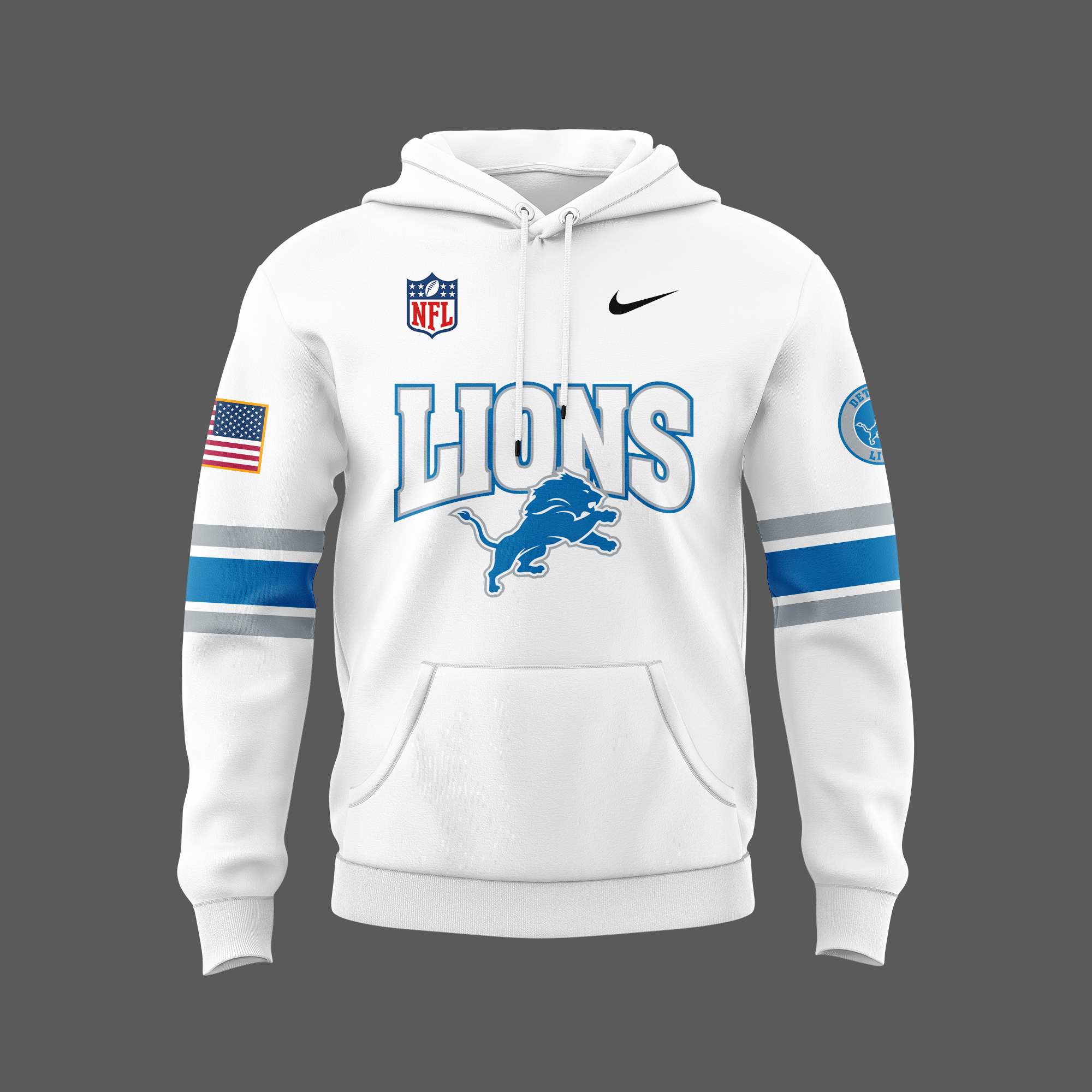 Detroit Lions x Firefighter Appreciation Night Premium Hoodie