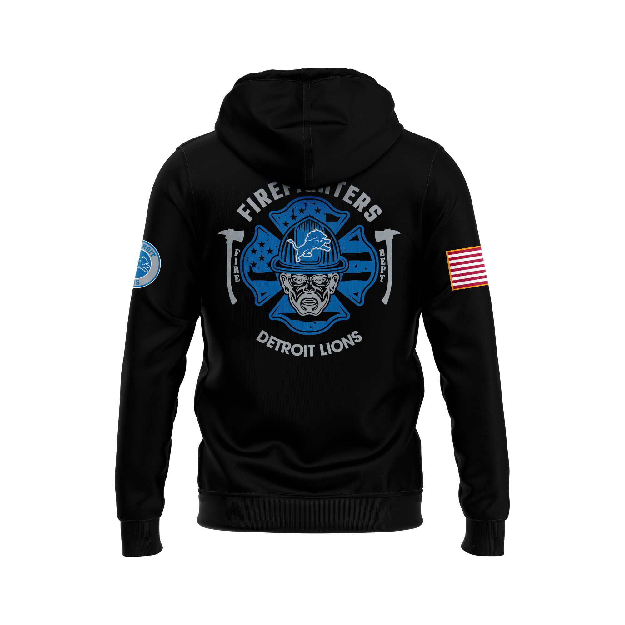 Detroit Lions x Firefighter Appreciation Night Premium Pullover Hoodie V2