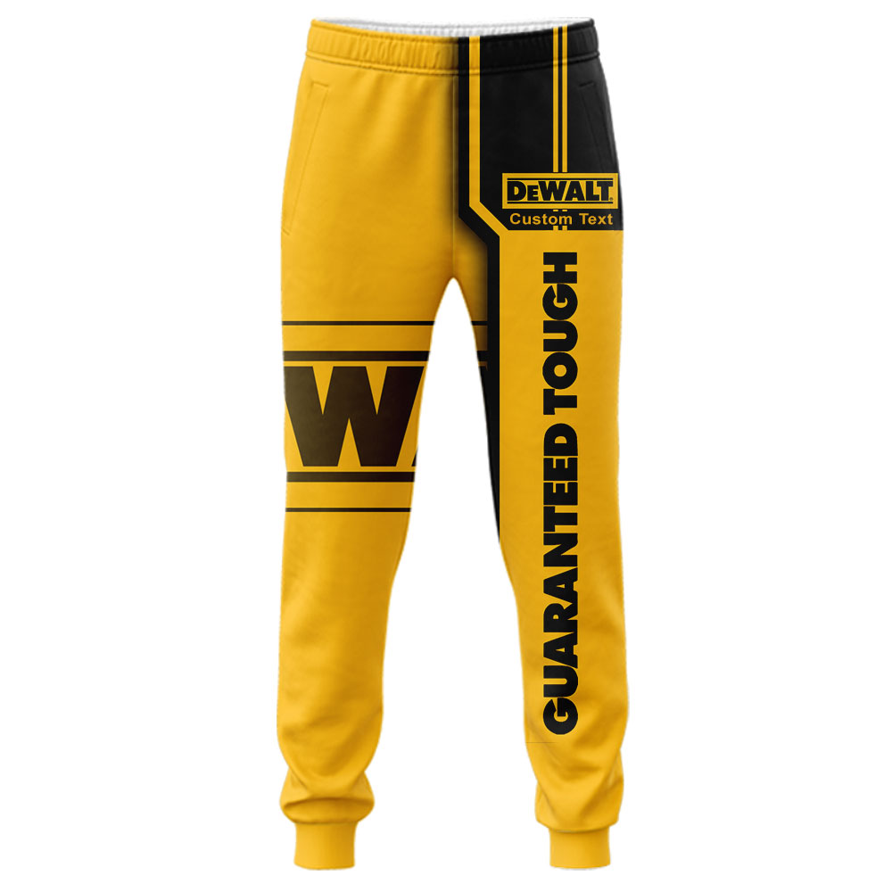 DeWalt 3D Apparel Zip Hoodie,Pant,Polo, Button Hawaii Shirt Personalized