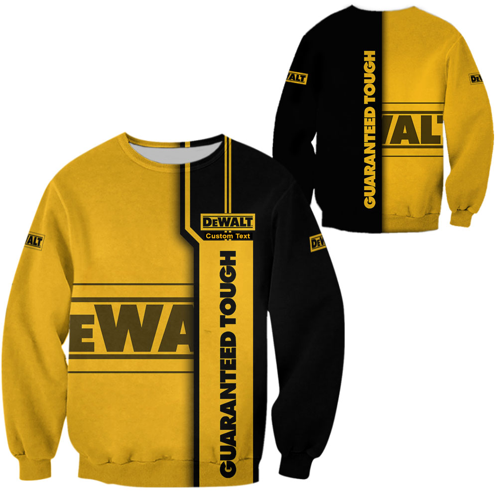 DeWalt 3D Apparel Zip Hoodie,Pant,Polo, Button Hawaii Shirt Personalized