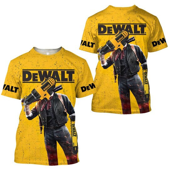 Dewalt Beautiful Tools 3D All Over Printed Clothes Ver7