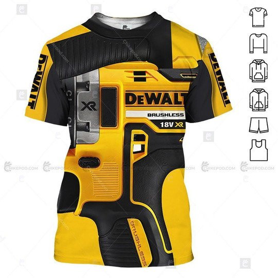 Dewalt Beautiful Tools 3D All Over Printed Shirt Ver 58