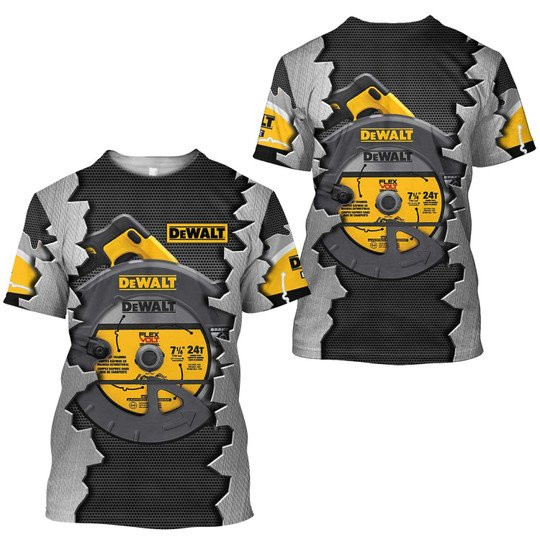 Dewalt Beautiful Tools 3D All Over Printed Shirt Ver16