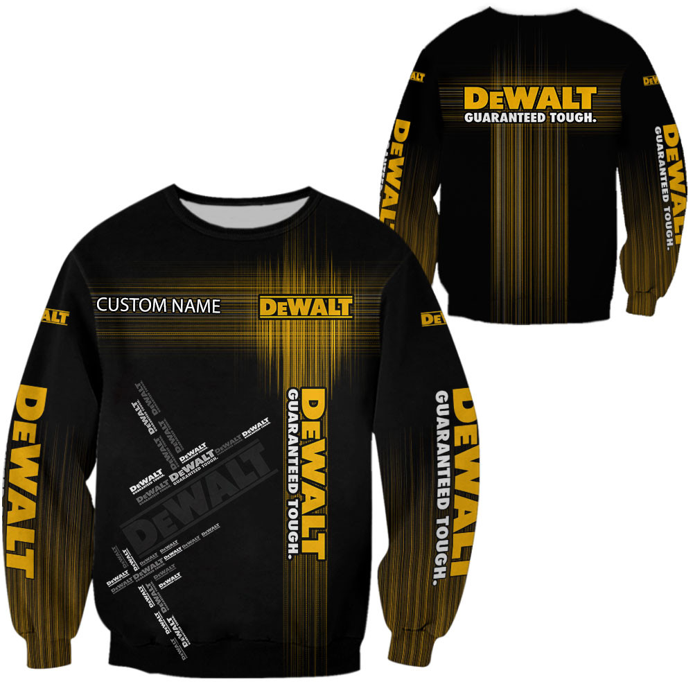DeWalt Skull Tshirt, sweatshirt, Polo, Hawaiian, Hoodie 3D Apparel Full Printing Custom Name
