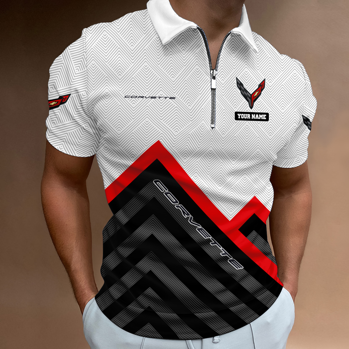 DIMLPC1422 Chevrolet Corvette C8 Polo Shirt