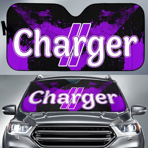 Dodge Charger Windshield Sun Shade Purple