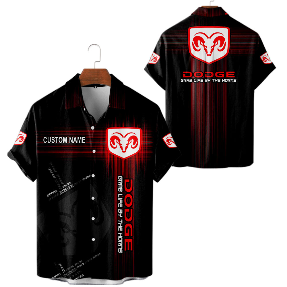 Dodge Skull Tshirt, sweatshirt, Polo, Hawaiian, Hoodie 3D Apparel Full Printing Custom Name