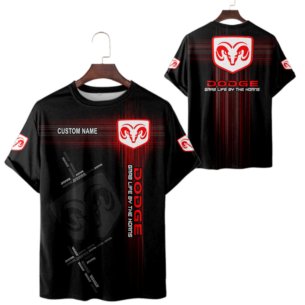 Dodge Skull Tshirt, sweatshirt, Polo, Hawaiian, Hoodie 3D Apparel Full Printing Custom Name