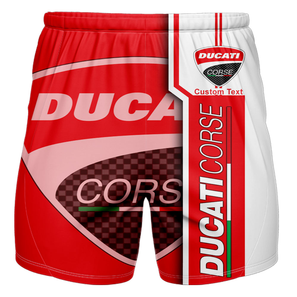 Ducati Corse 3D Apparel Zip Hoodie,Pant,Polo, Button Hawaii Shirt Personalized