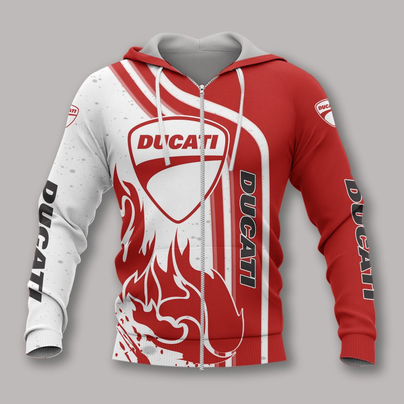 Ducati Printing T-Shirt, Polo, Hoodie, Zip, Bomber 9802