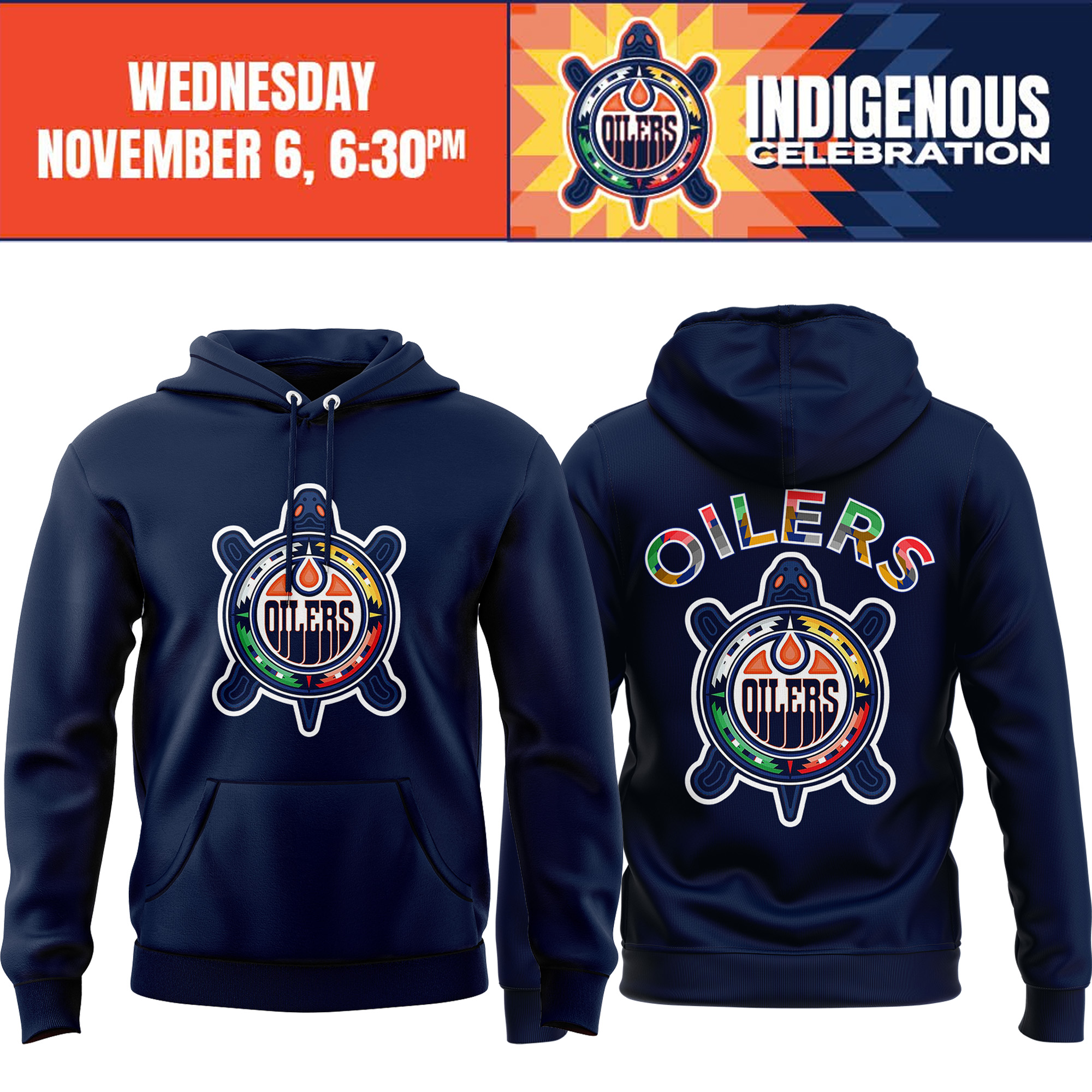 Edmonton Oilers Indigenous Celebration Hoodie