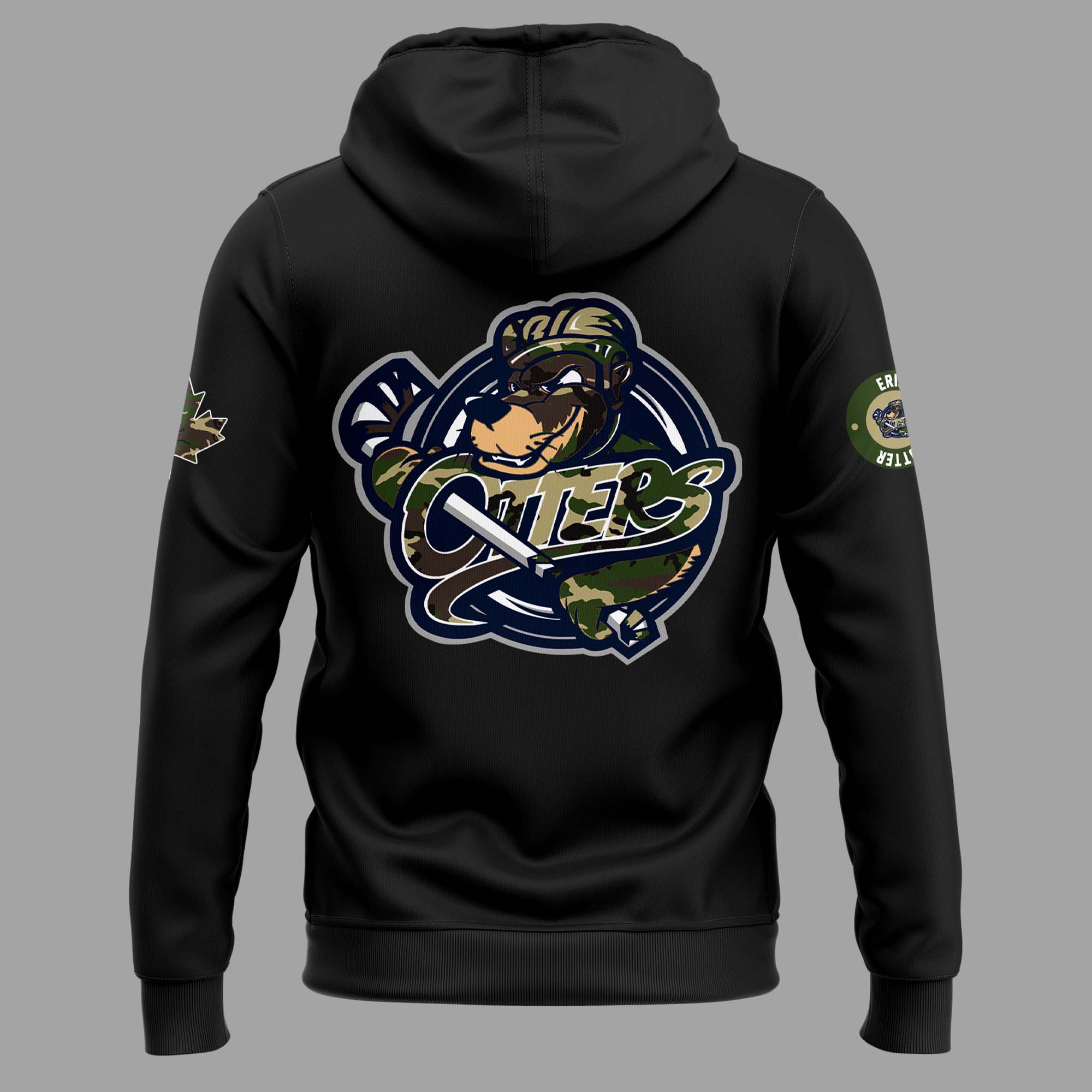 Erie Otters x Military Appreciation Pullover Hoodie