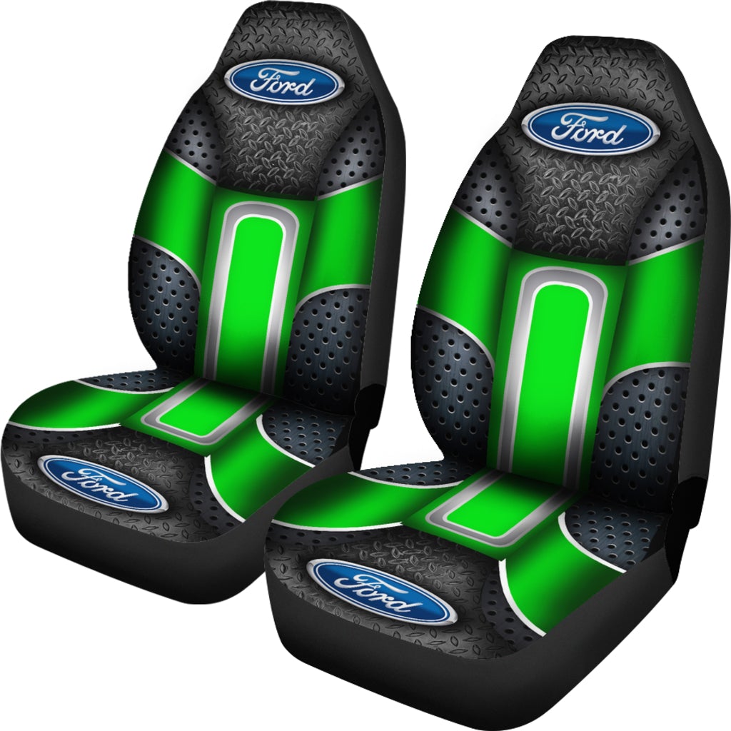 Ford 2 Front Seat Covers Green