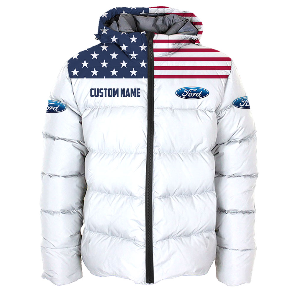 Ford Motor Company US Flag Full Printing T-Shirt, Hoodie, Zip, Polo, Hawaiian Shirt