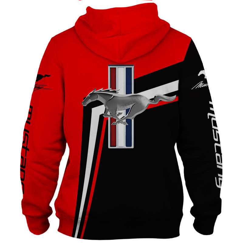 Ford Mustang Skull Tshirt, sweatshirt, Polo, Hawaiian, Hoodie 3D Apparel Full Printing Custom Name