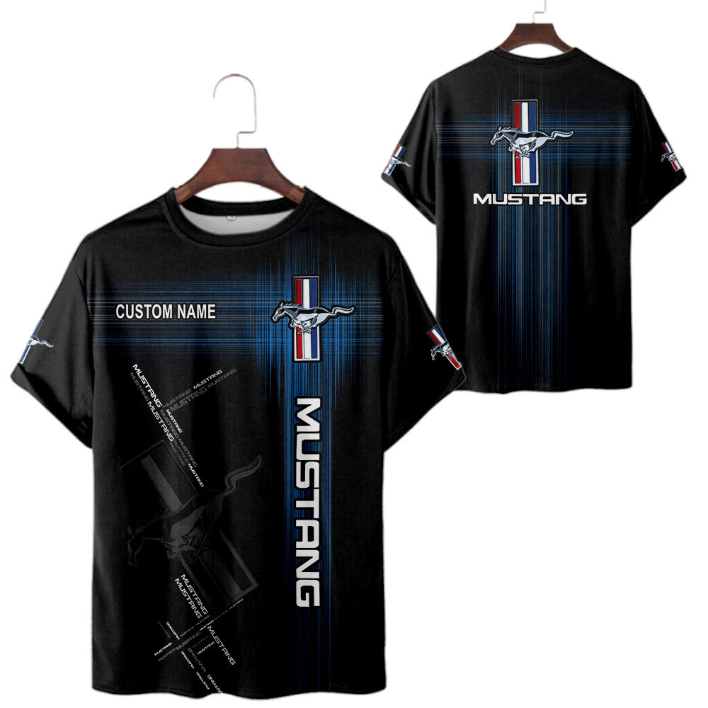Ford Mustang Tshirt, sweatshirt, Polo, Hawaiian, Hoodie 3D Apparel Full Printing Custom Name