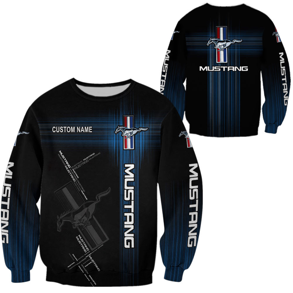Ford Mustang Tshirt, sweatshirt, Polo, Hawaiian, Hoodie 3D Apparel Full Printing Custom Name