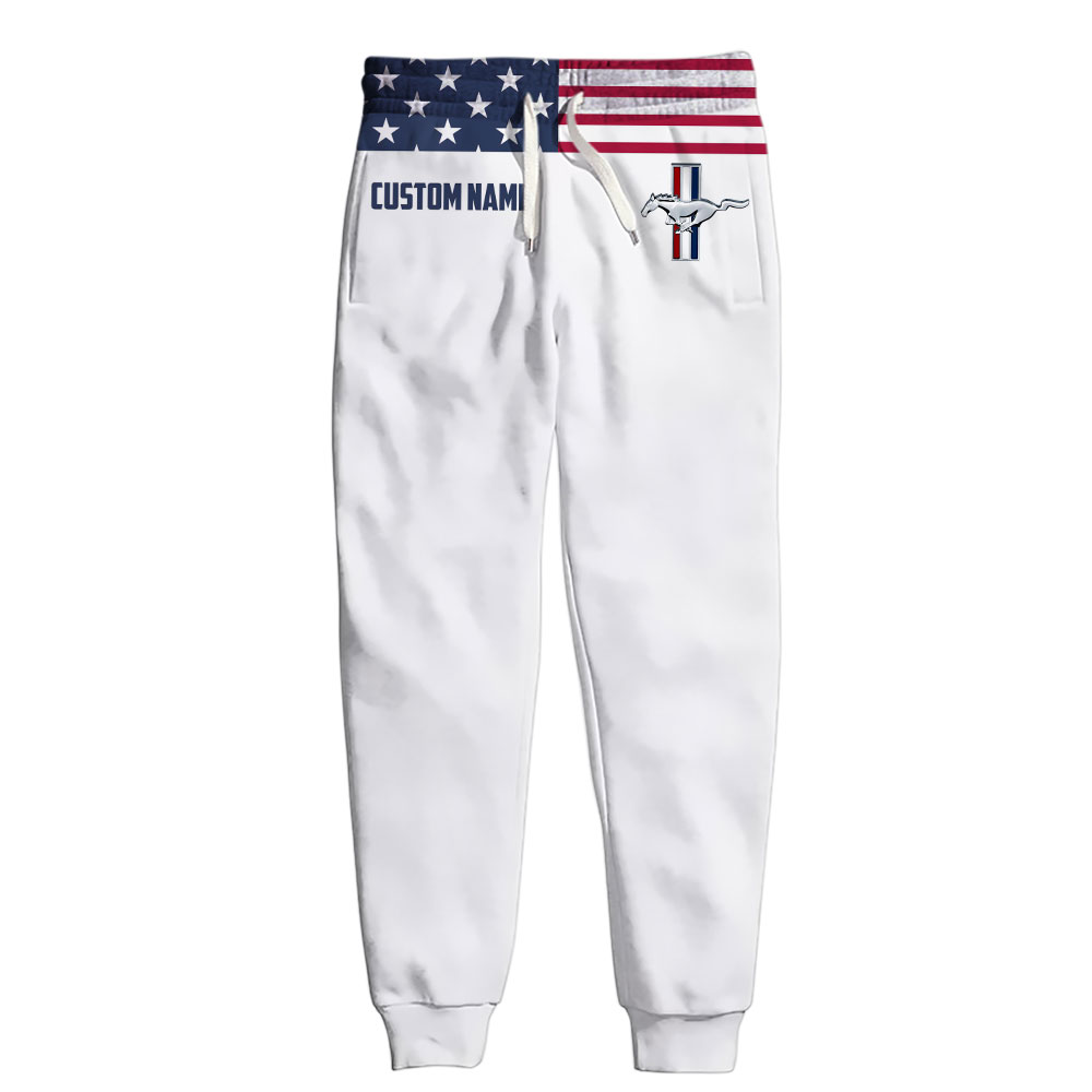 Ford Mustang US Flag Full Printing T-Shirt, Hoodie, Zip, Polo, Hawaiian Shirt