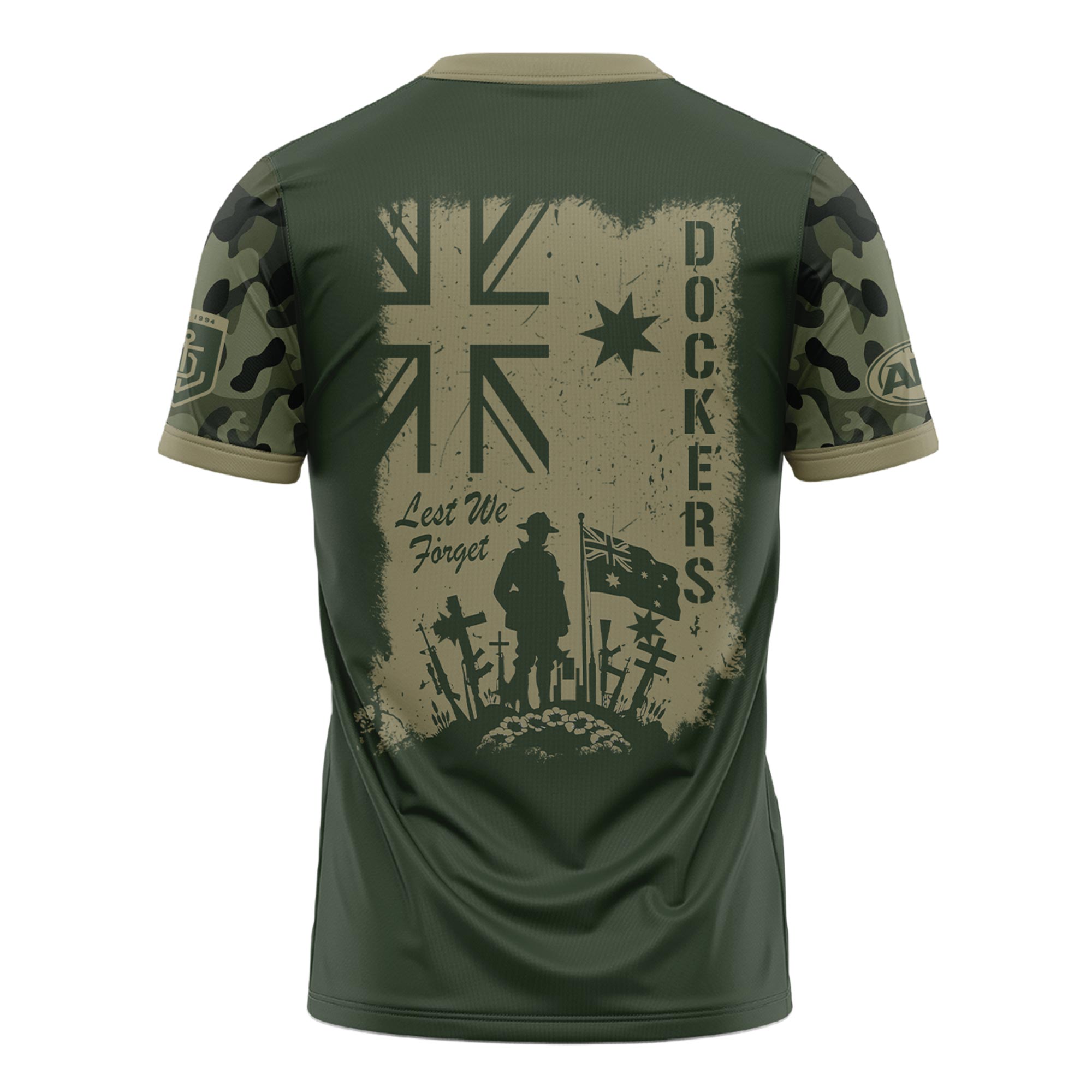 Fremantle Dockers AFL x Anzac Day Tshirt 2025