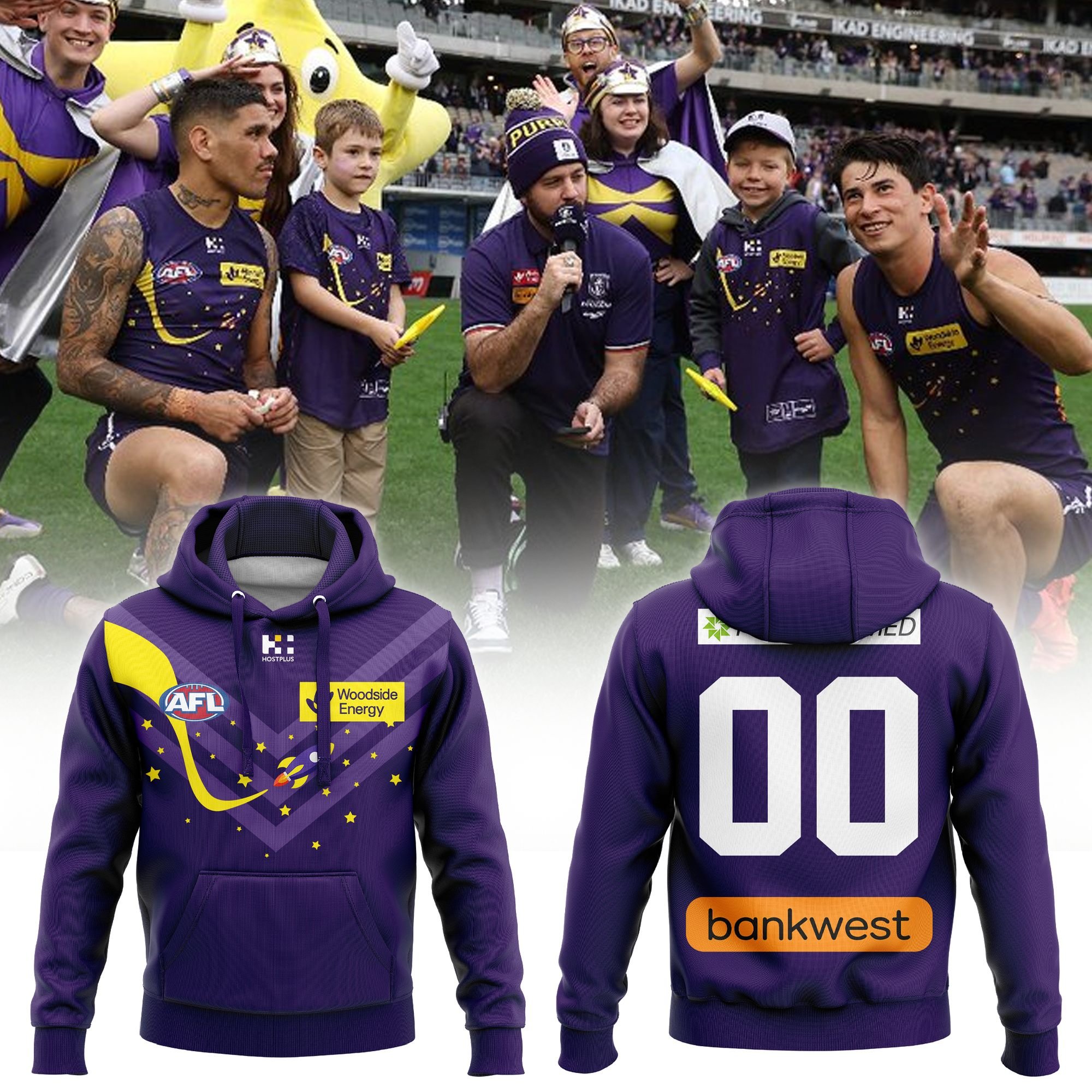Fremantle Dockers Starlight Children’s Foundation Match Worn Jumper Hoodie