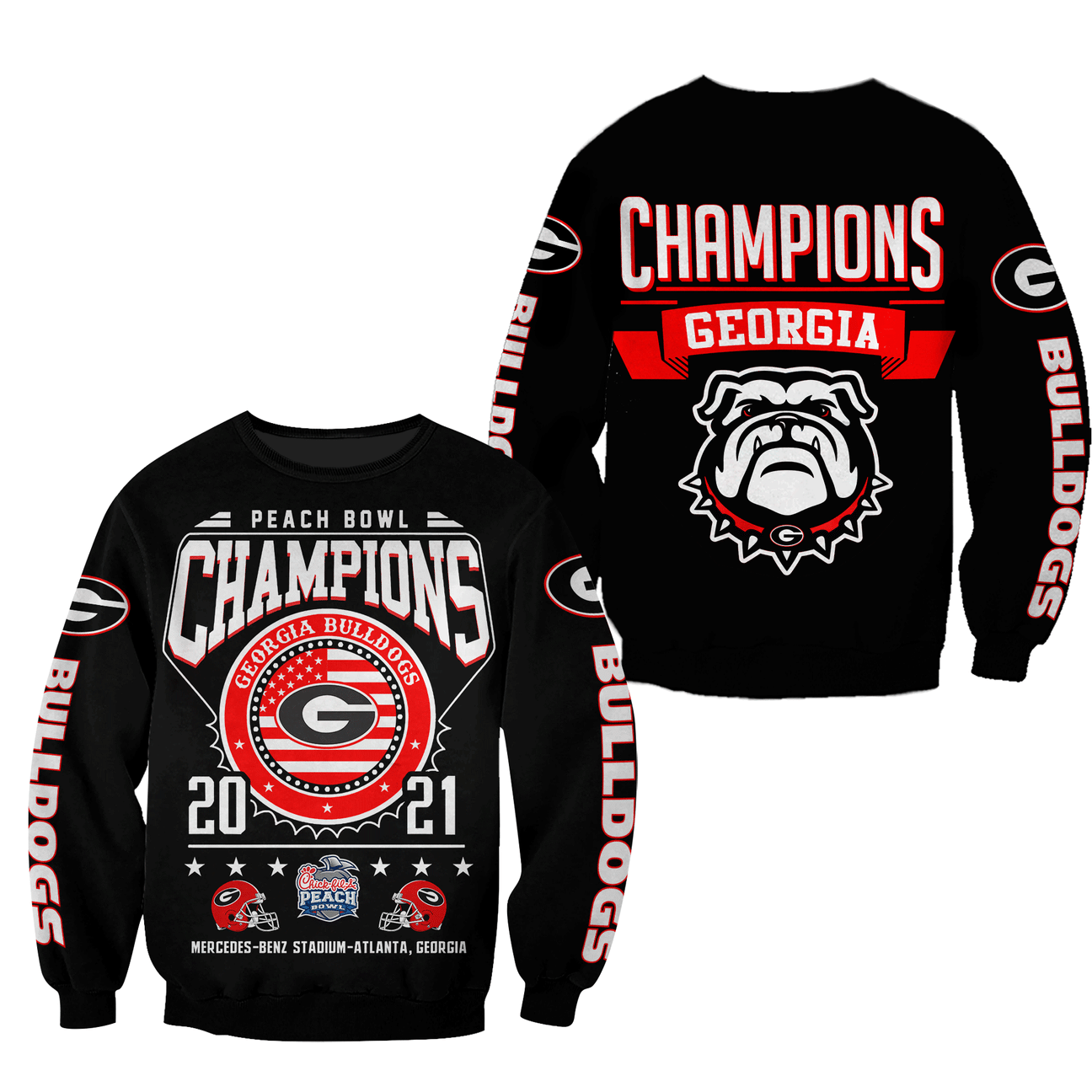 GEORGIA BULLDOGS CHAMPION Hoodies - v12
