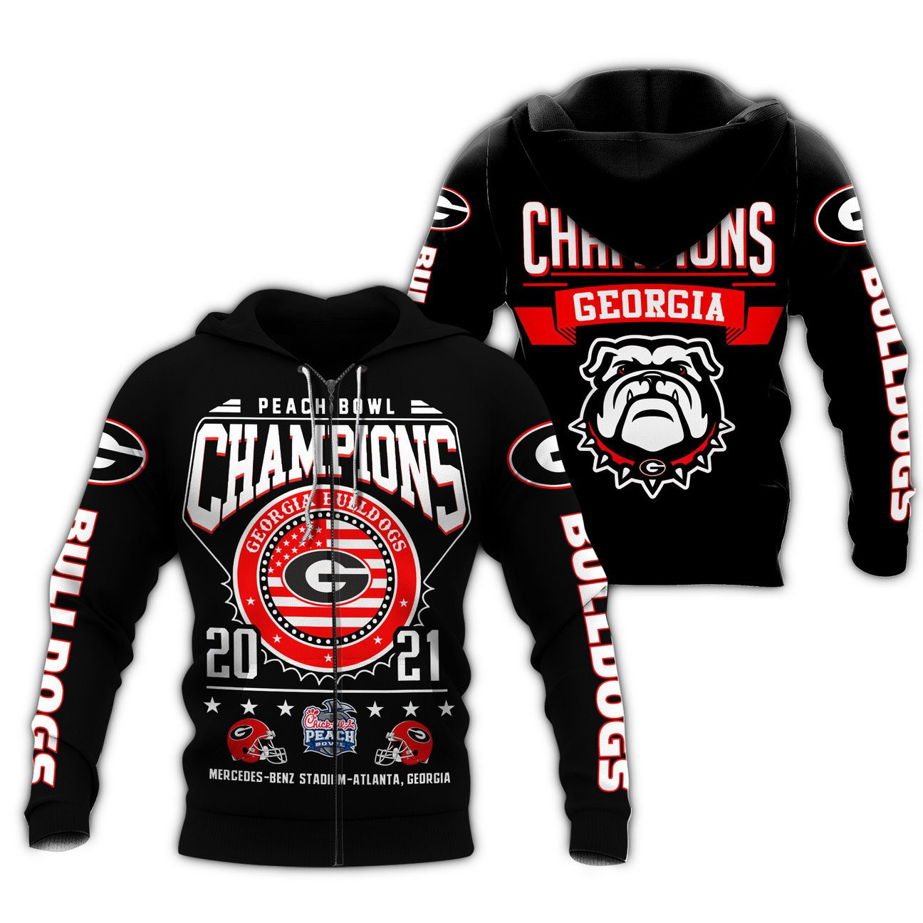 GEORGIA BULLDOGS CHAMPION Hoodies - v12