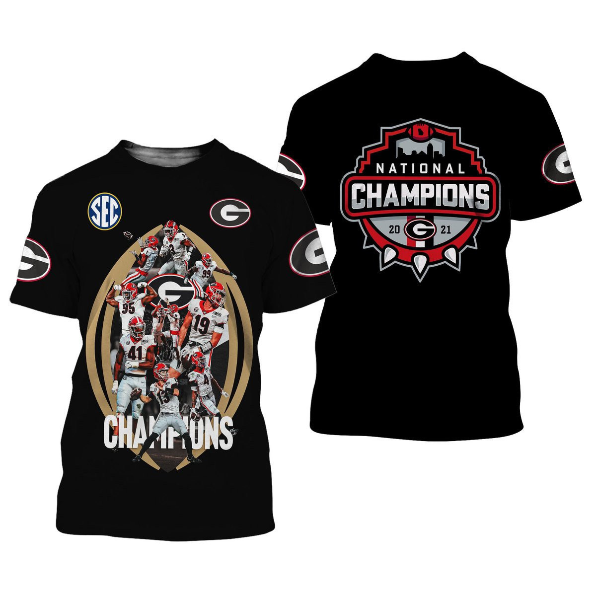 GEORGIA BULLDOGS CHAMPION Hoodies - v5