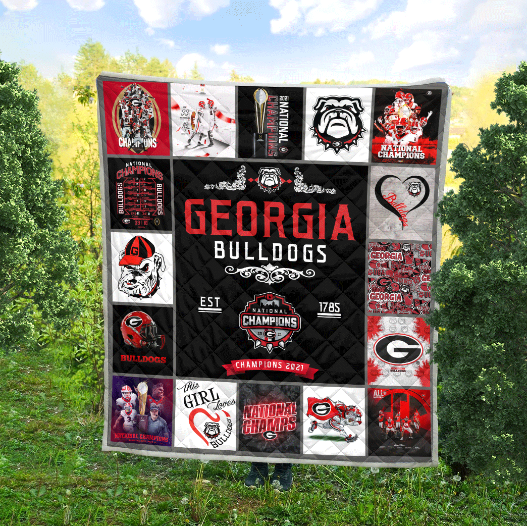 GEORGIA BULLDOGS Champion QUILT