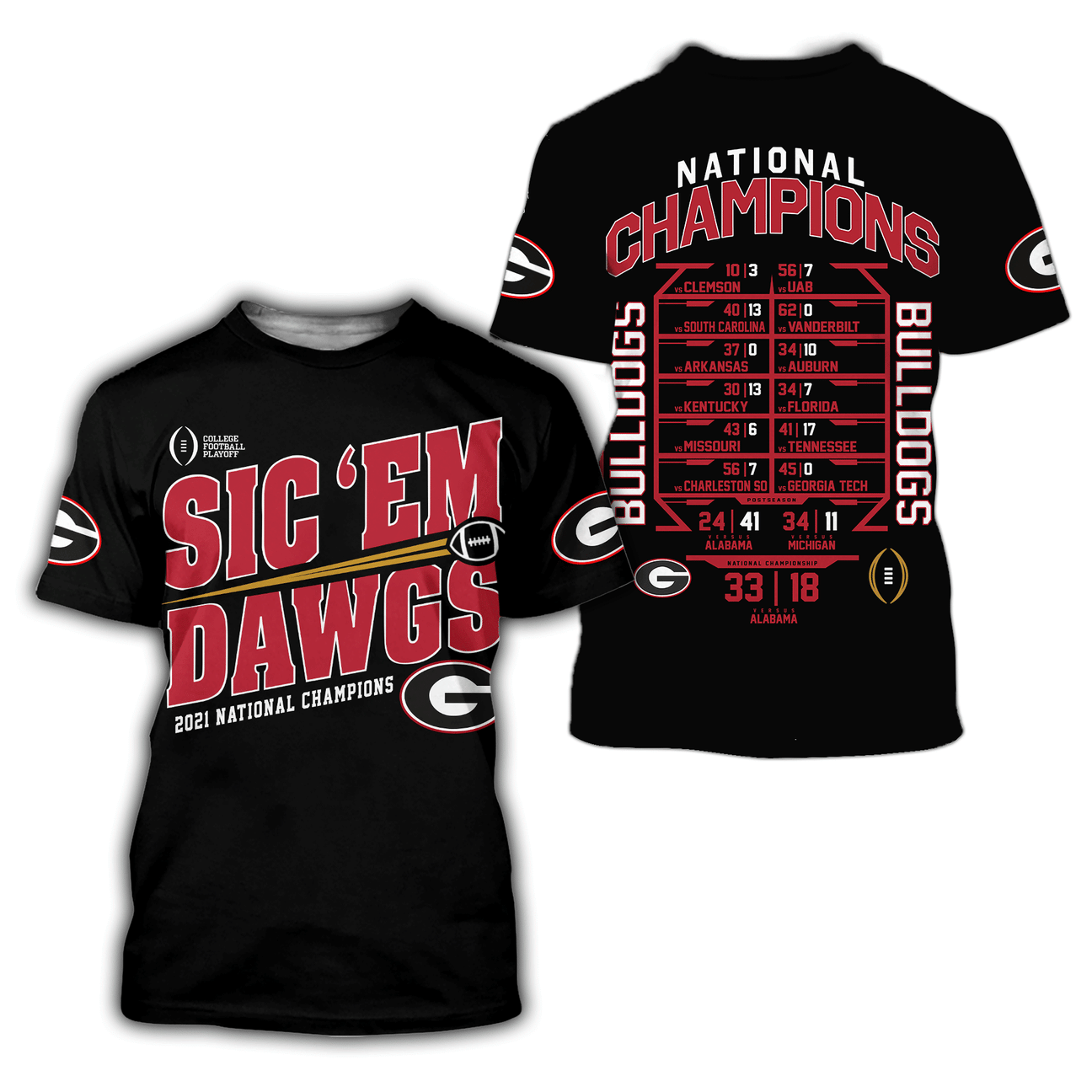 GEORGIA BULLDOGS Hoodies - v14