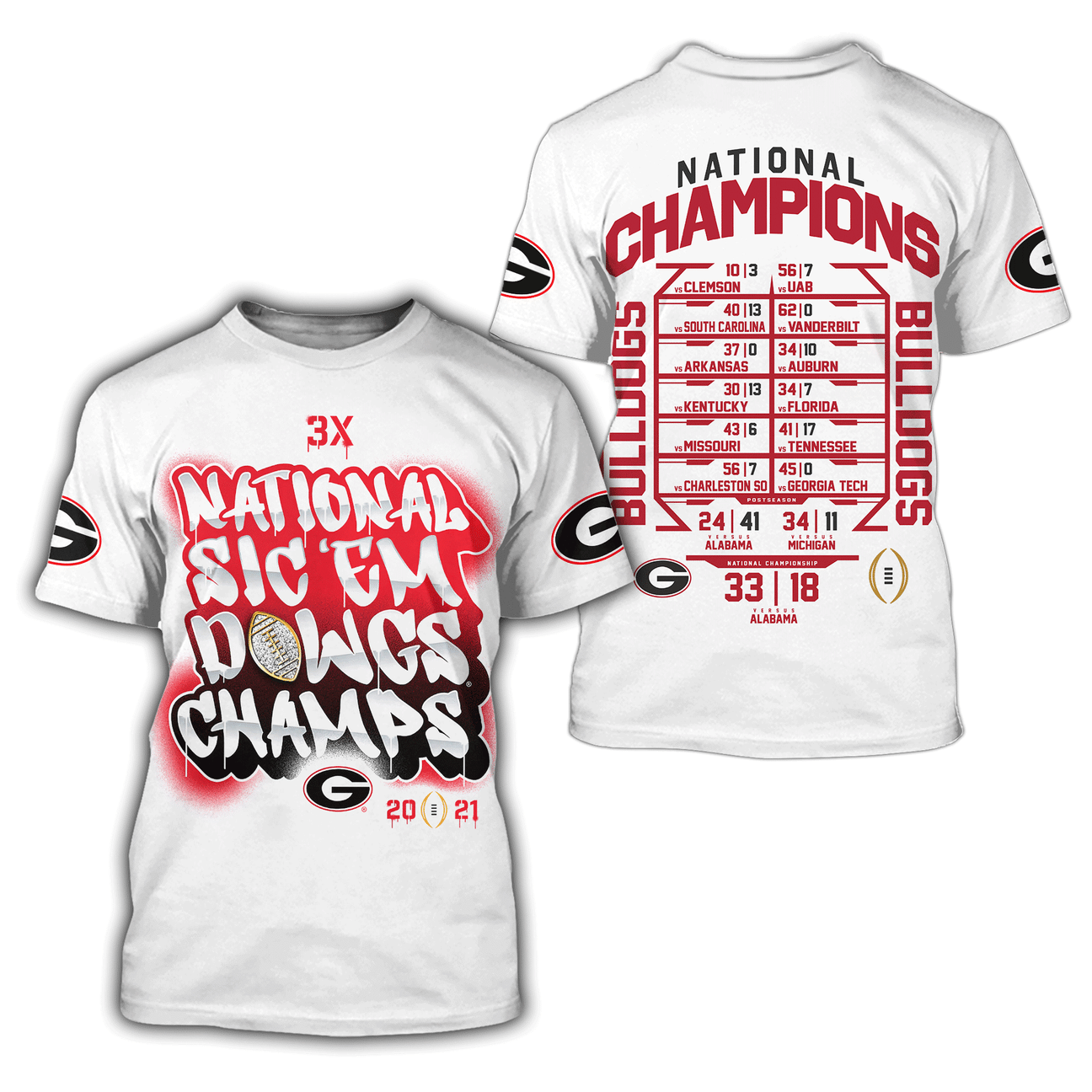 GEORGIA BULLDOGS Hoodies - v15