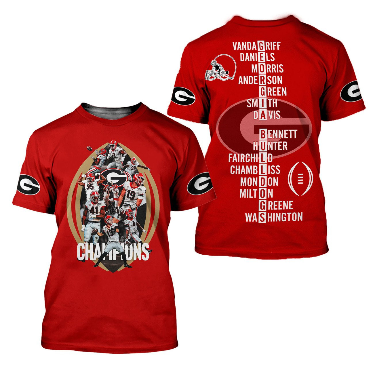 GEORGIA BULLDOGS Hoodies - v19