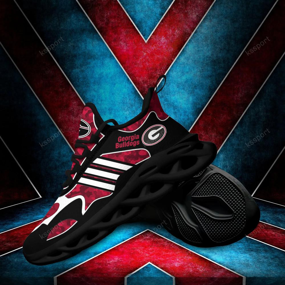 Georgia Bulldogs Max Soul Clunky, Camo Running Sneakers For Fan Ever