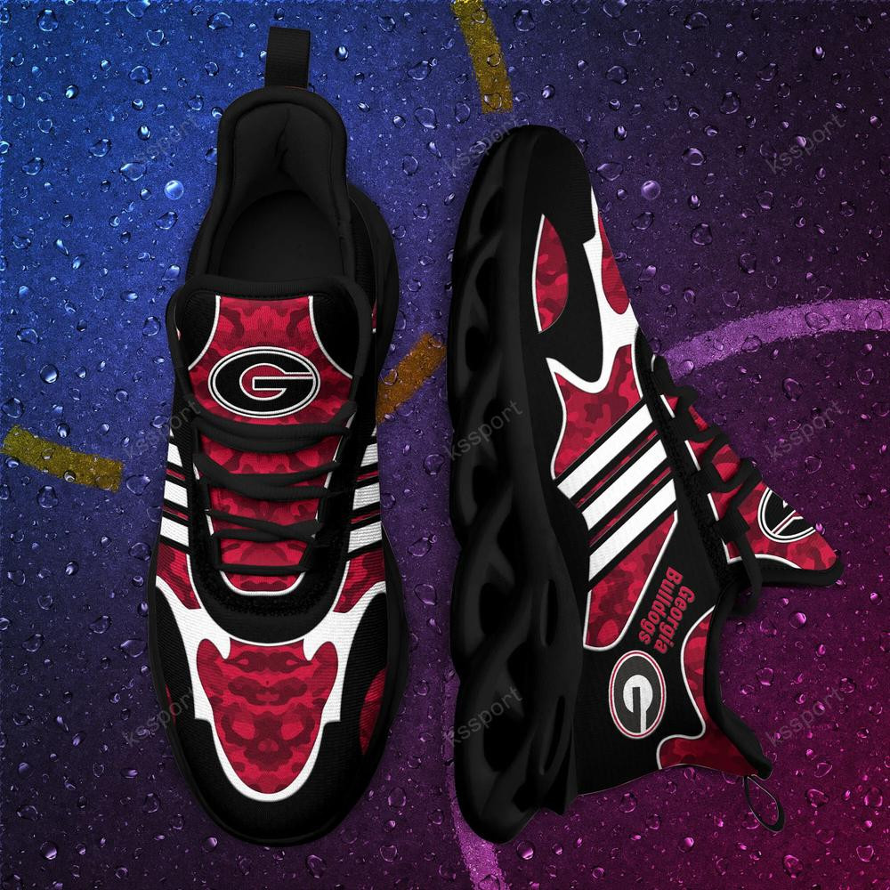 Georgia Bulldogs Max Soul Clunky, Camo Running Sneakers For Fan Ever