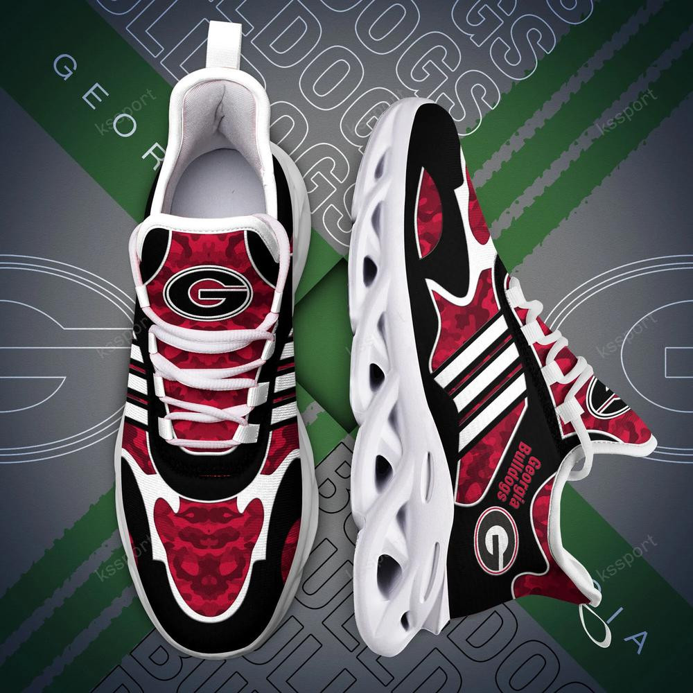 Georgia Bulldogs Max Soul Clunky, Camo Running Sneakers For Fan Ever