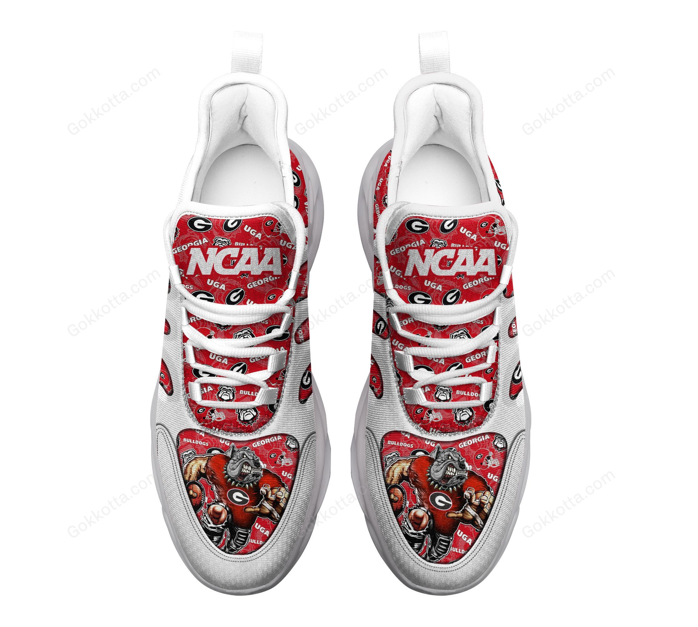Georgia Bulldogs Personalized Max Soul Shoes THS21100108
