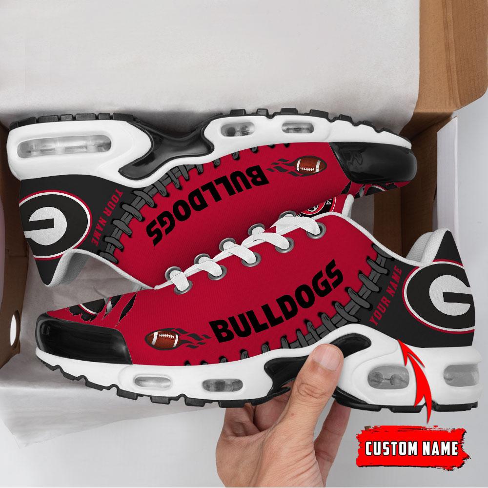 Georgia Bulldogs Personalized Name Air Cushion Sports Shoes Sneaker KLTNS220602