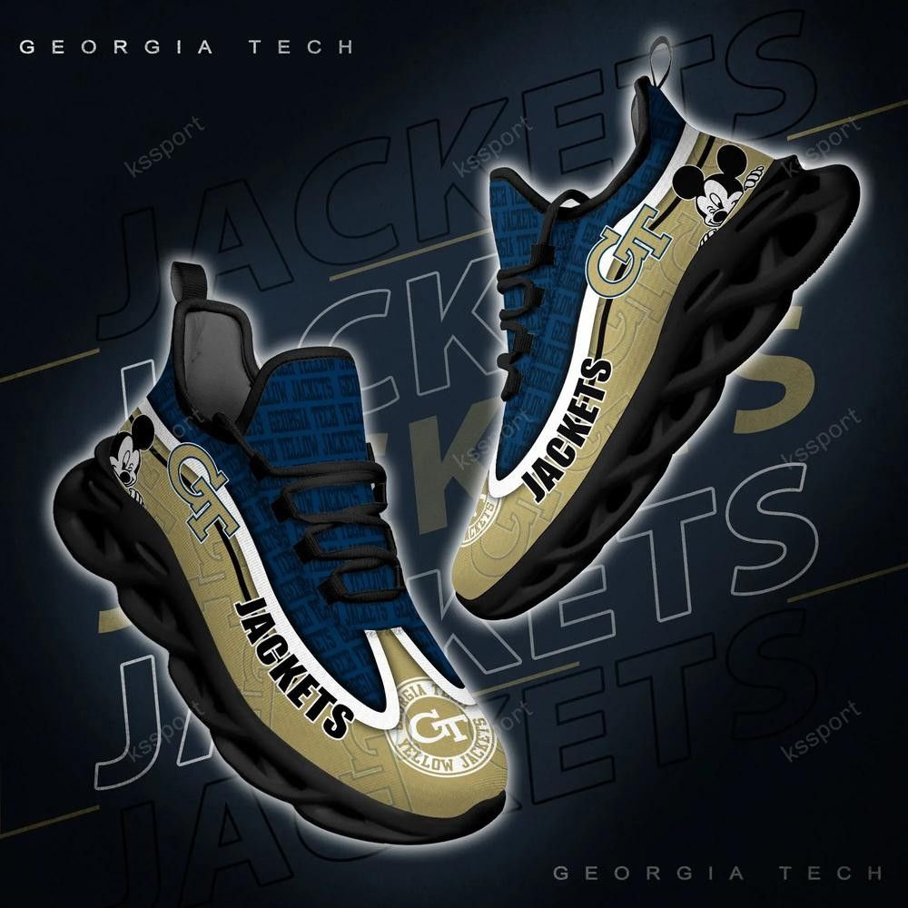 Georgia Tech Yellow Jackets Max Soul Clunky Sneakers