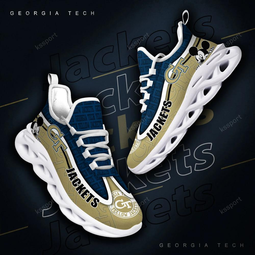 Georgia Tech Yellow Jackets Max Soul Clunky Sneakers