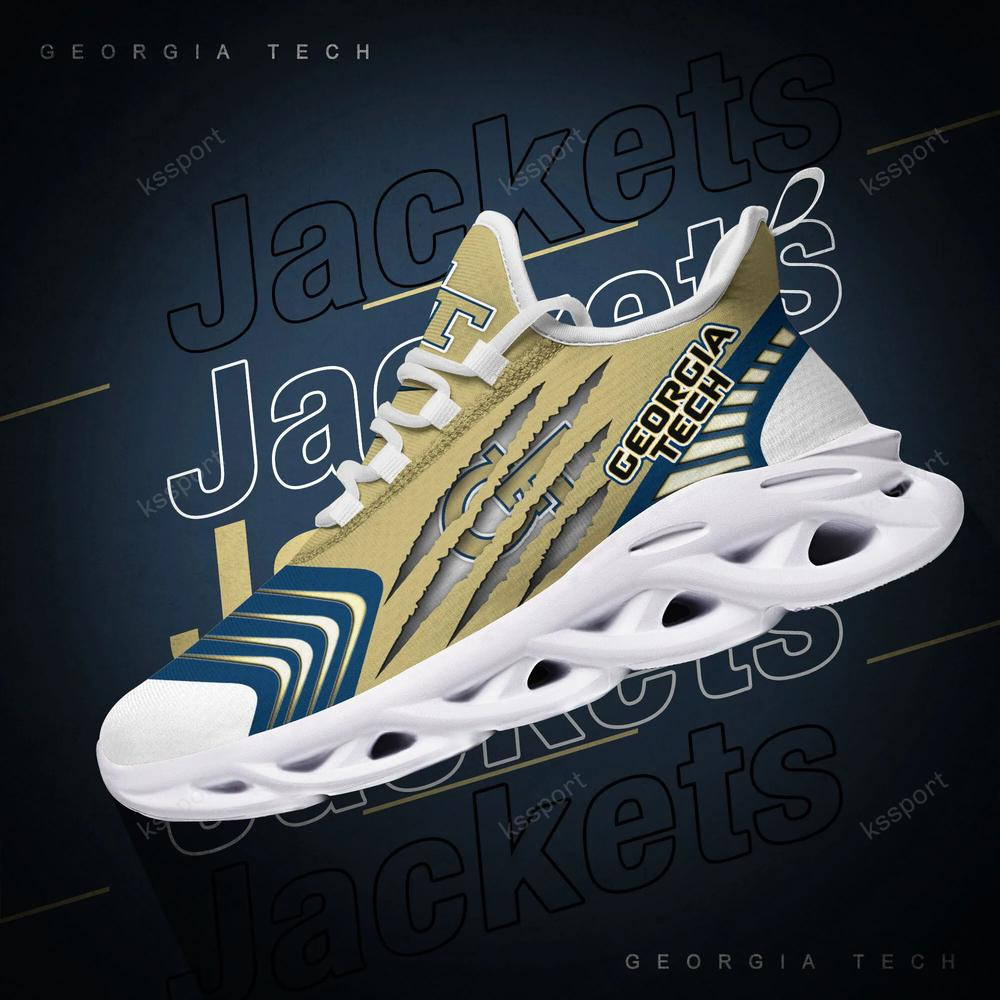 Georgia Tech Yellow Jackets Max Soul Sneakers Chunky