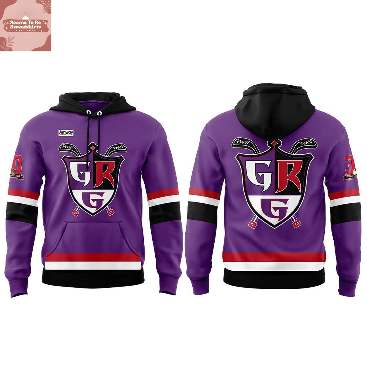 Grand Rapids Griffins Purple Community Game 2026 Hoodie T-Shirt