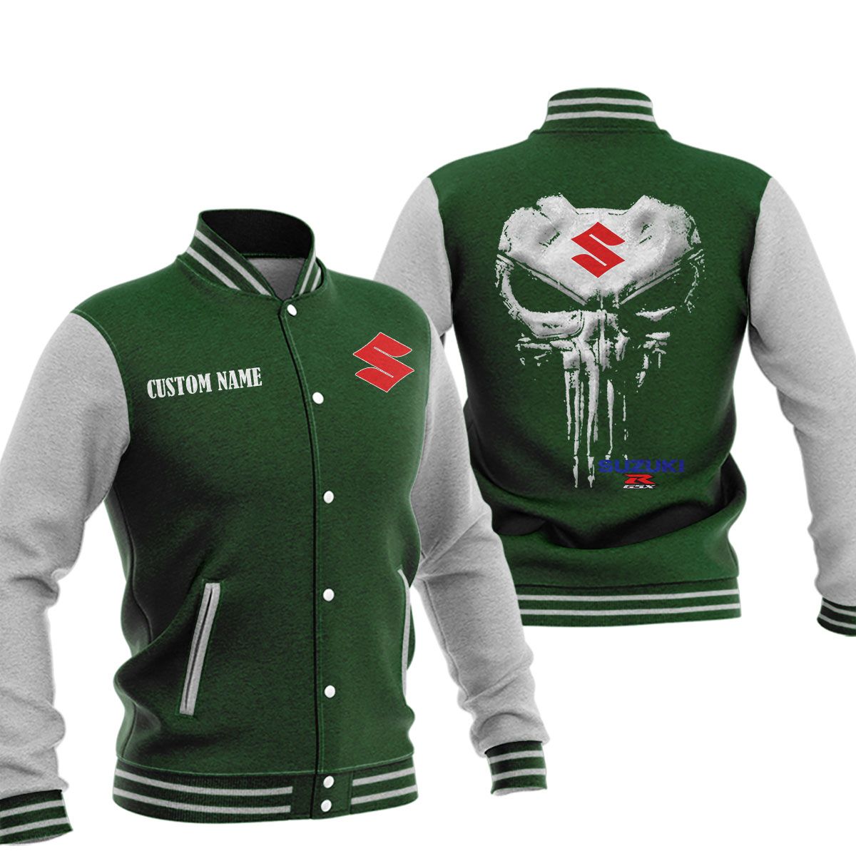Gsx Baseball Jacket, Multicolor