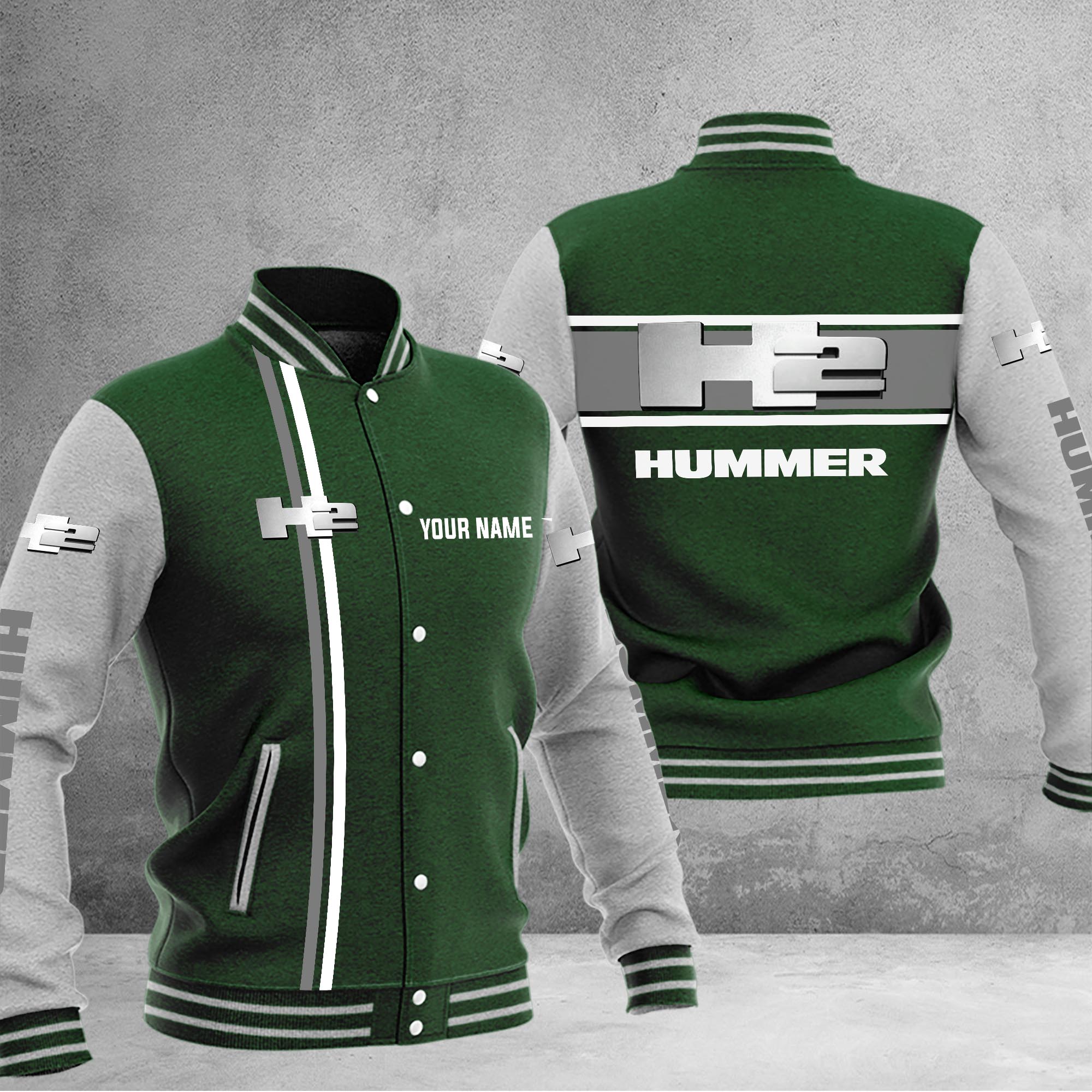 H2 Hummer Baseball Jacket