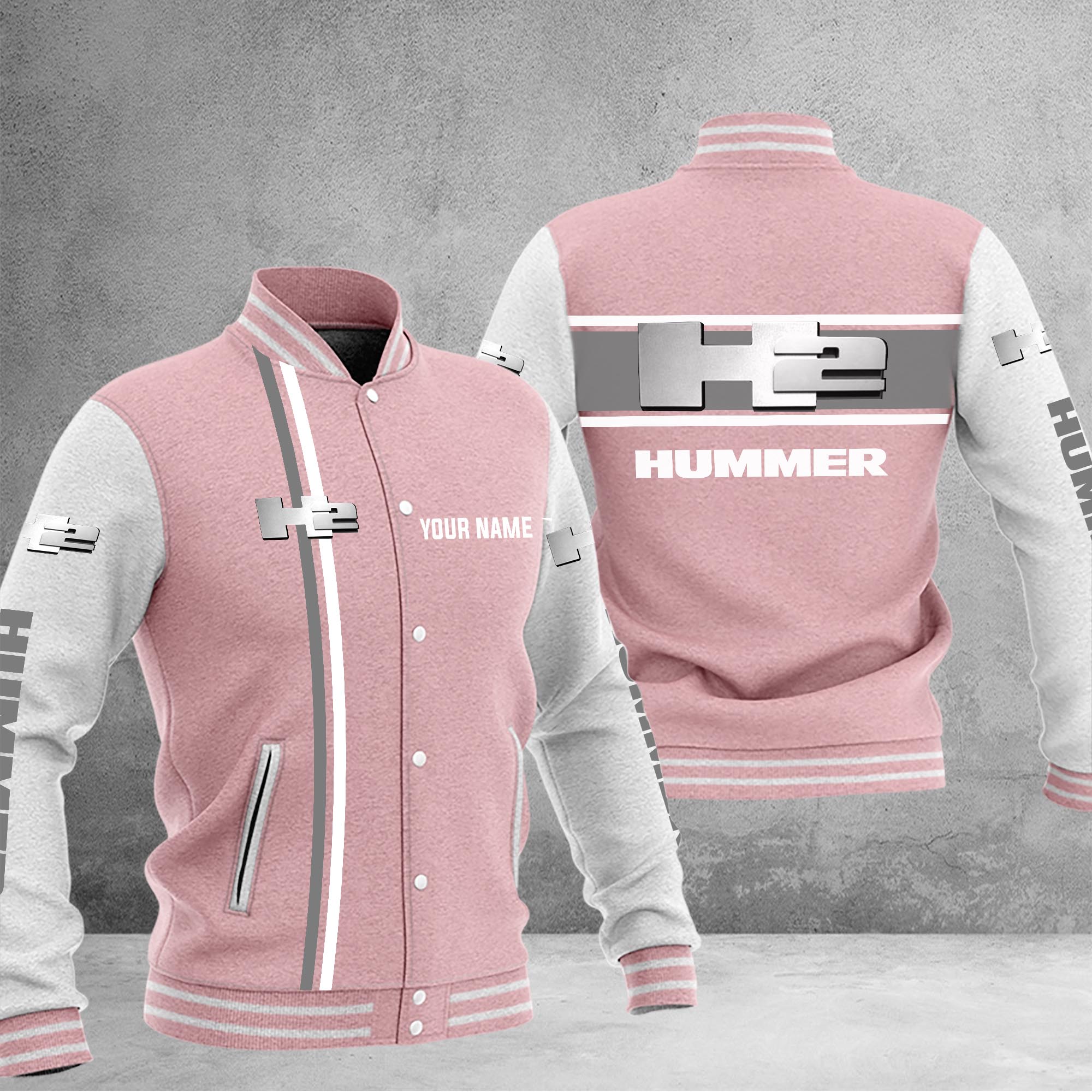 H2 Hummer Baseball Jacket